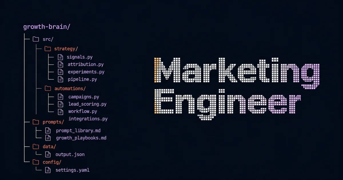 Marketing Engineering Strategy: Growth System for Startups