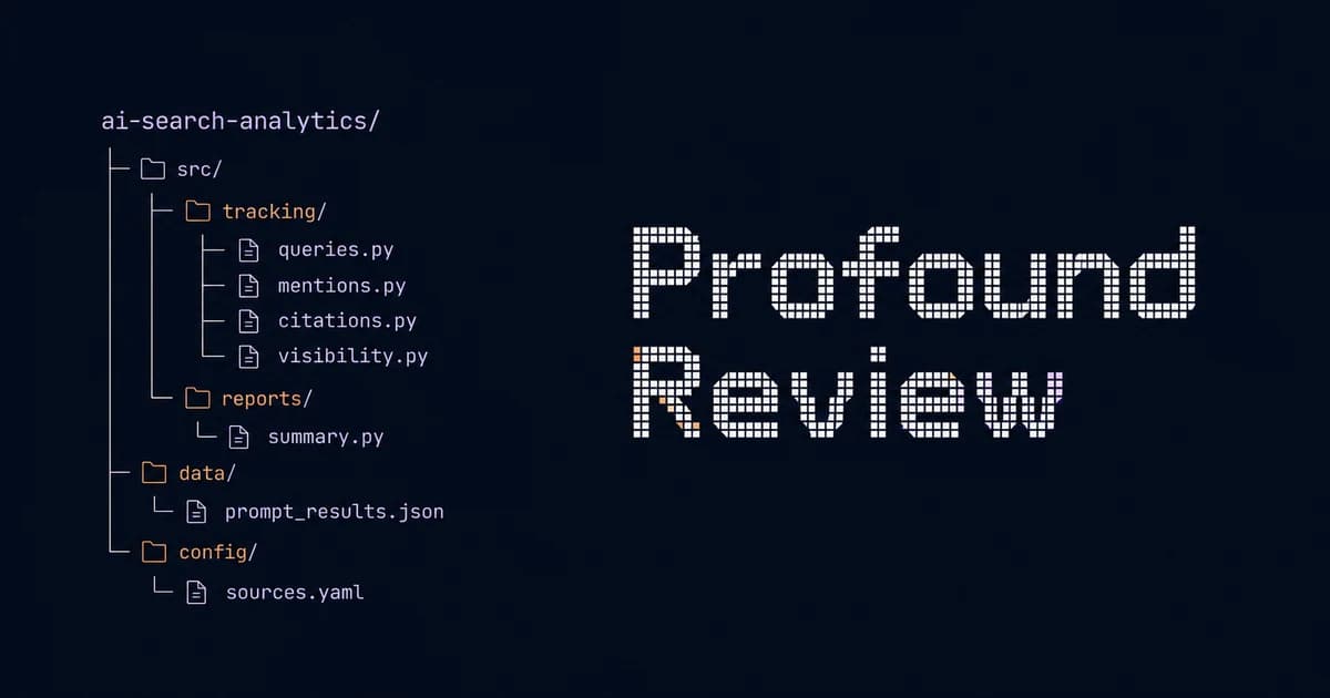 Profound review of the $399 Growth plan for AI search visibility
